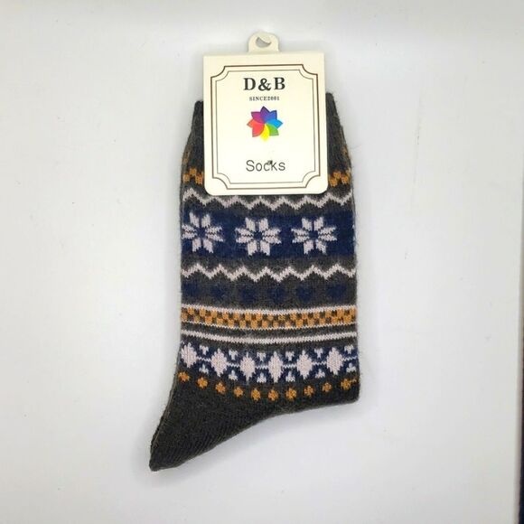Rabbit hair wool blend capri socks - Picture 1 of 3